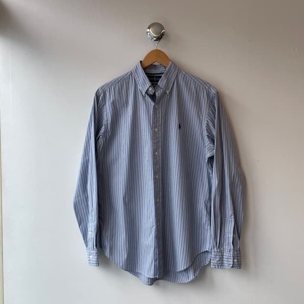 Polo Ralph Lauren Striped Poplin Shirt M