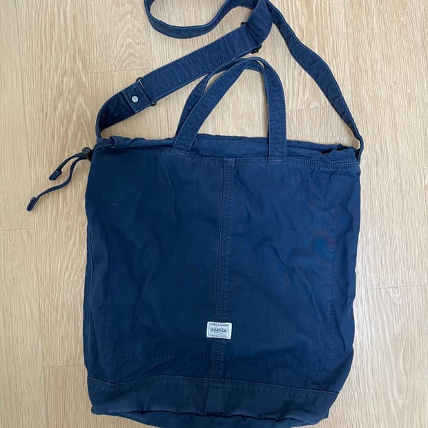 요시다포터 deep blue 2 way bag