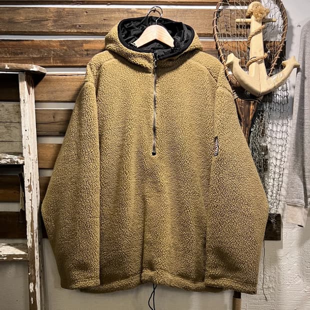 [XL]폴로 진스 하프집업 리버시블 플리스 후드 자켓