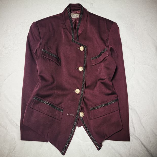 '80s Du-Vin Military Trim Jacket