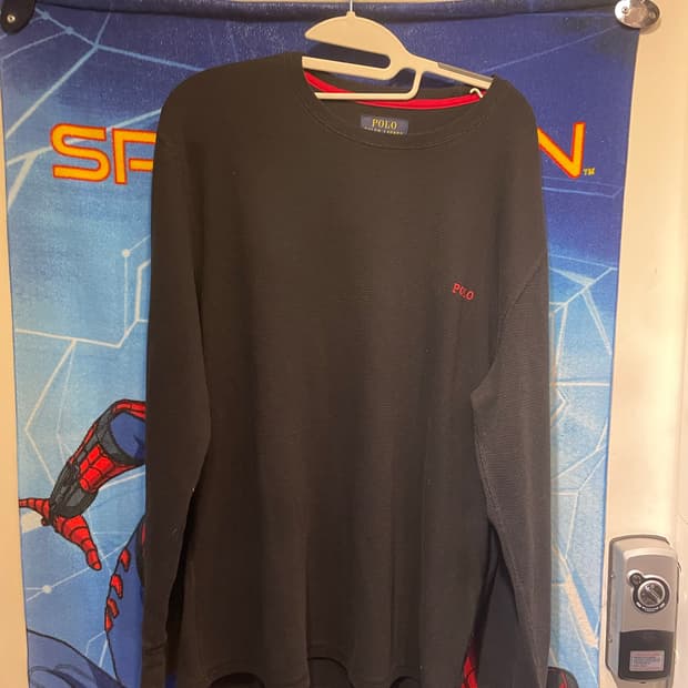 폴로 랄프로렌 블랙 긴팔 티셔츠xl