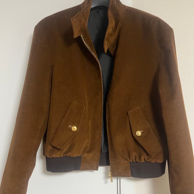 세비지 코듀로이 해링턴 자켓 브라운 XL