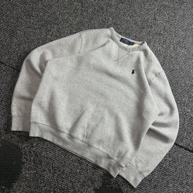 폴로 랄프로렌 신형 포니로고 미니멀 크루넥 맨투맨 3913