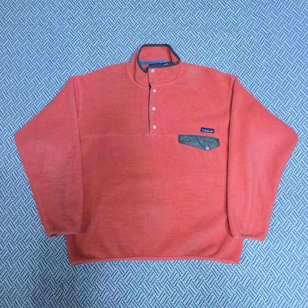 (L)파타고니아 빈티지핑크 컬러 신칠라 플리스 후리스