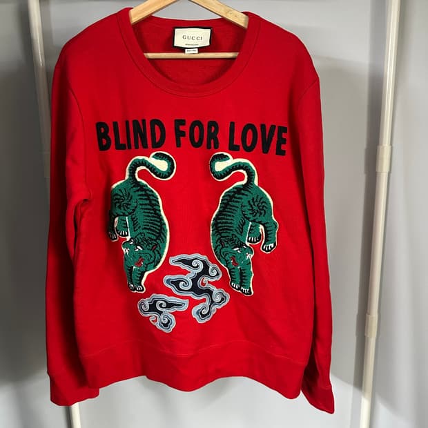 구찌 블라인드 포 러브 재팬 익스클루시브 맨투맨