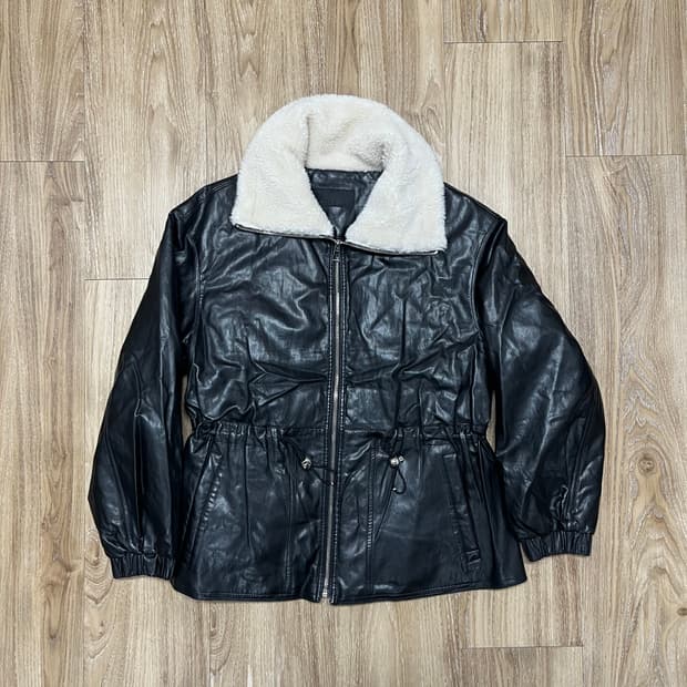 보브 구스다운 무스탕 자켓 55