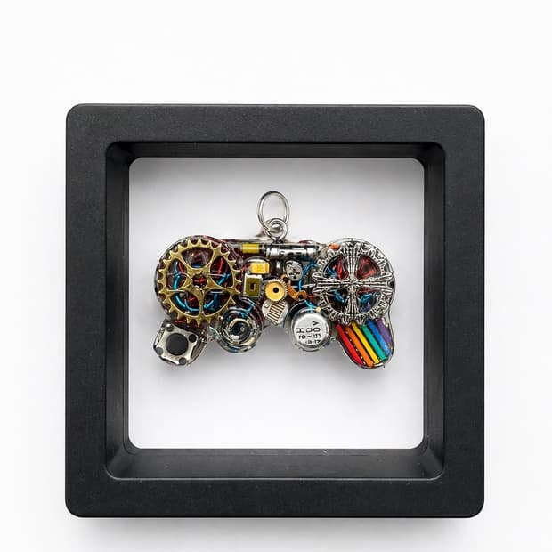 플스 패드 키링 겸 목걸이 Version 2