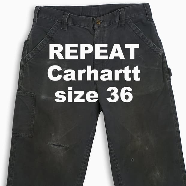 빈티지 칼하트 카펜터 워크 팬츠 B151 36 인치 CH1513603
