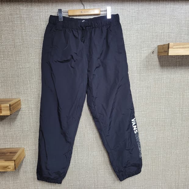 L 32~34인치 반스 나일론 조거 팬츠 트레이닝 바지 VANS