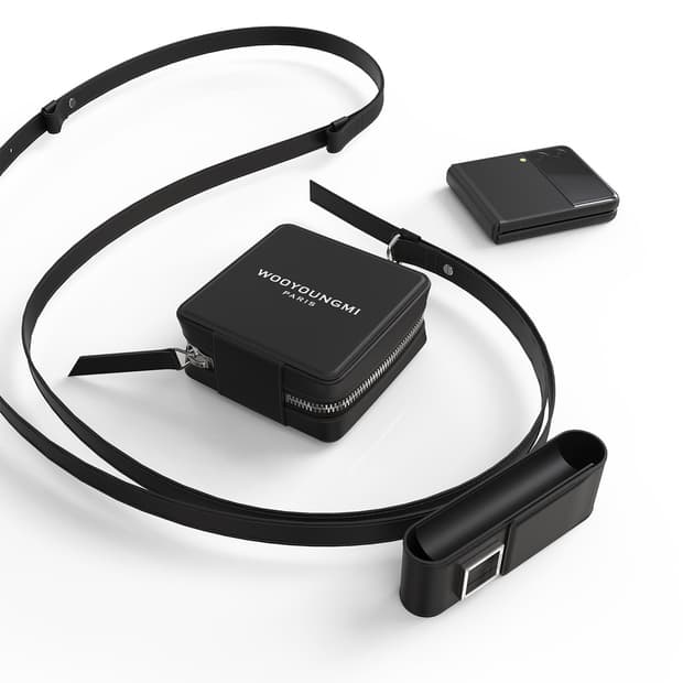 우영미 가죽 미니 크로스백