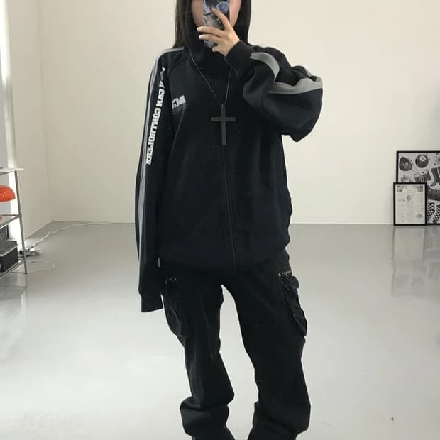 빈티지 ACC 후면 프린팅 져지