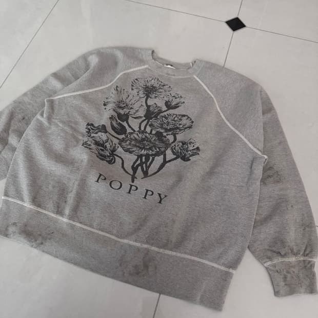 POPPY CREW NECK  포피 크루넥 스웨트