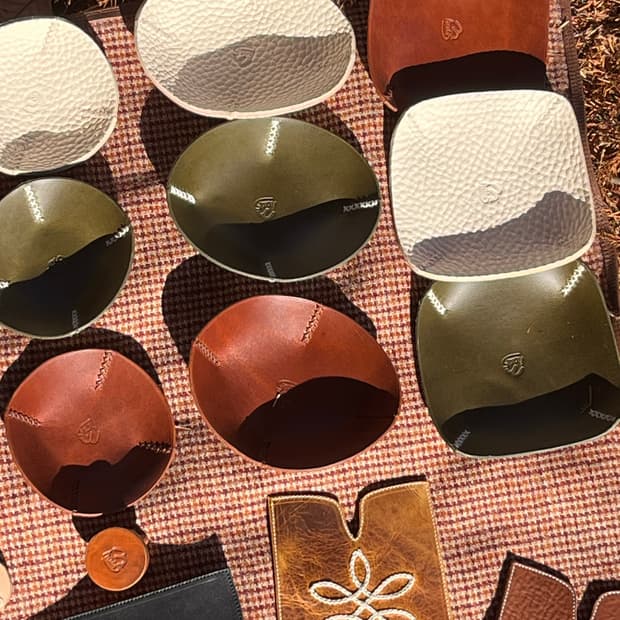 Leather plates sq type 3colors (개인결제창)
