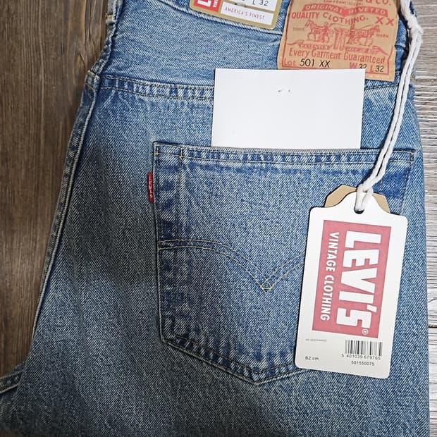 리바이스 LVC 1955 501 블랙잭 32x32