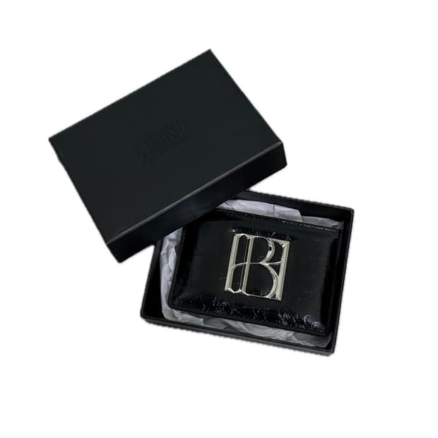 보헤미안서울 PADDING CARD WALLET, BLACK