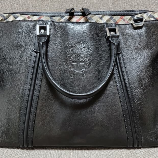 DAKS LONDON 닥스 런던 천연가죽 서류가방 비즈니스백 숄더백 겸용