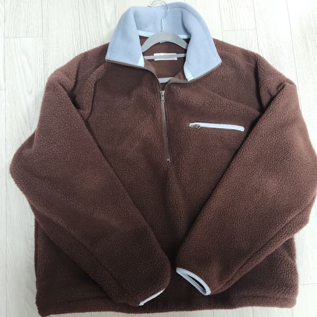 너티새비지 플리스 반집업 2사이즈