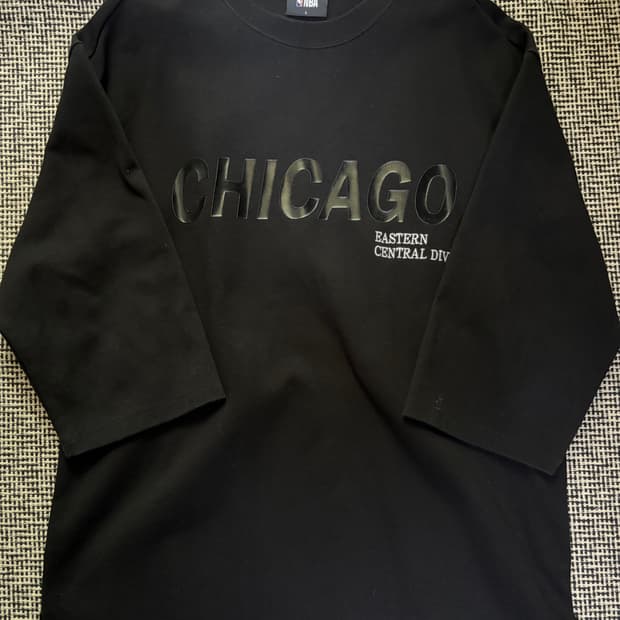 NBA 시카고불스 오버핏 7부 반팔 티셔츠 L