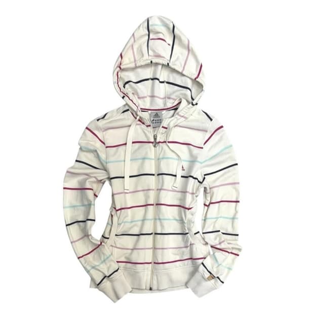 아디다스 스트라이프 후드집업