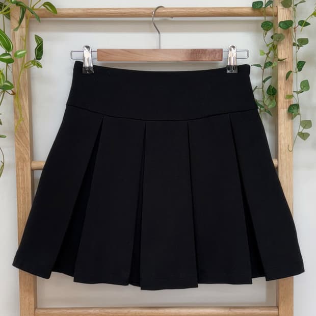 lNGNI 잉그니/ 플리츠스커트 모리걸플리츠스커트 블랙스커트 미니스커트