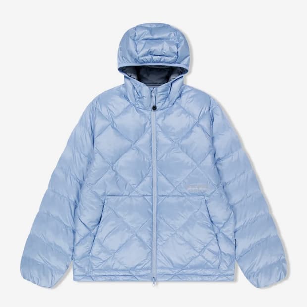 예스아이씨 웨이퍼 구스 다운 자켓 미스티 블루