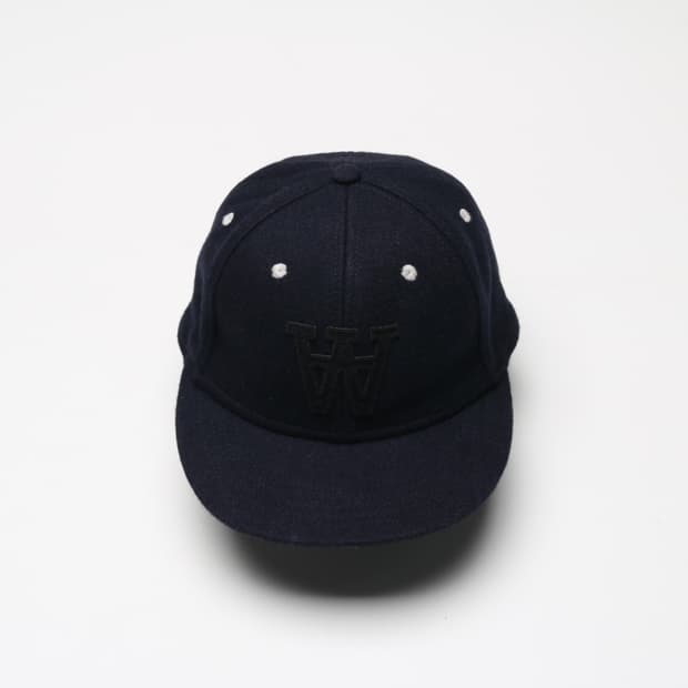 우드우드 멜란지 울 캡 모자