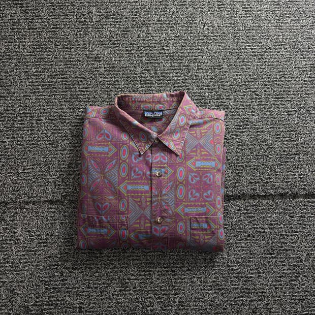 90s 파타고니아 네이티브 아즈텍 에스닉 셔츠 4175