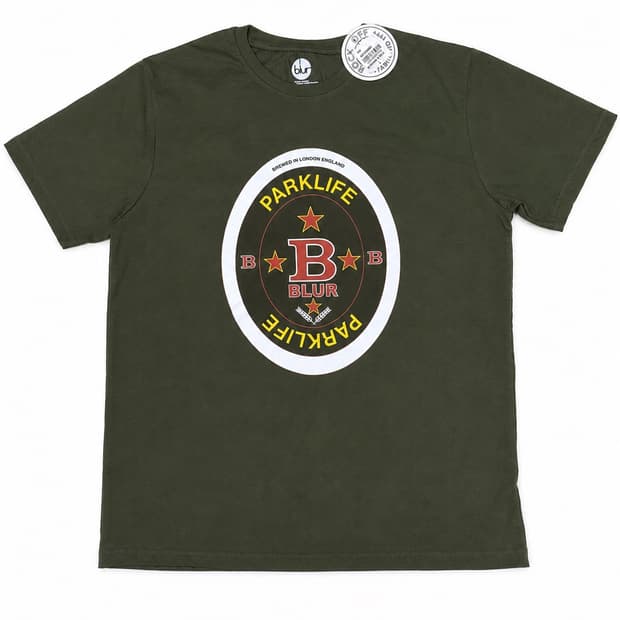 Blur Parklife 공식 머천다이즈 티셔츠
