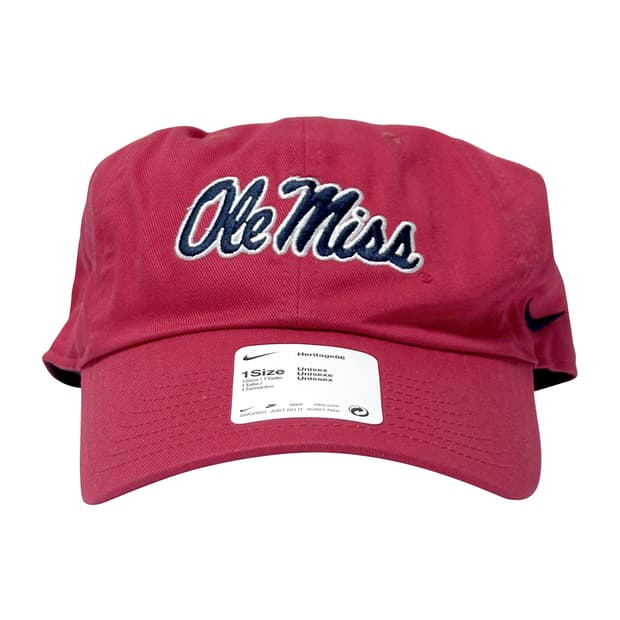 나이키 헤리티지86 드라이핏 빨강 볼캡 ‘Ole Miss’