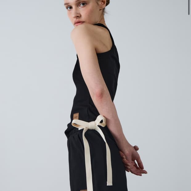 리본 쇼츠 반바지