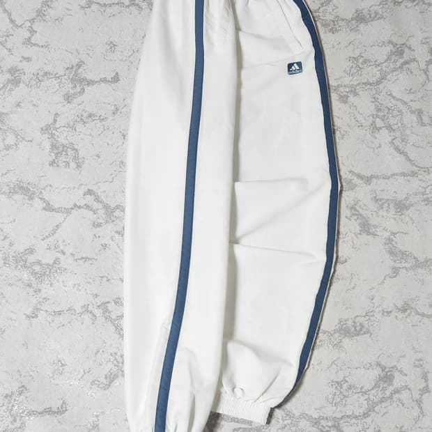 아디다스 사이드라인 흰하 트랙팬츠 바람막이 바지