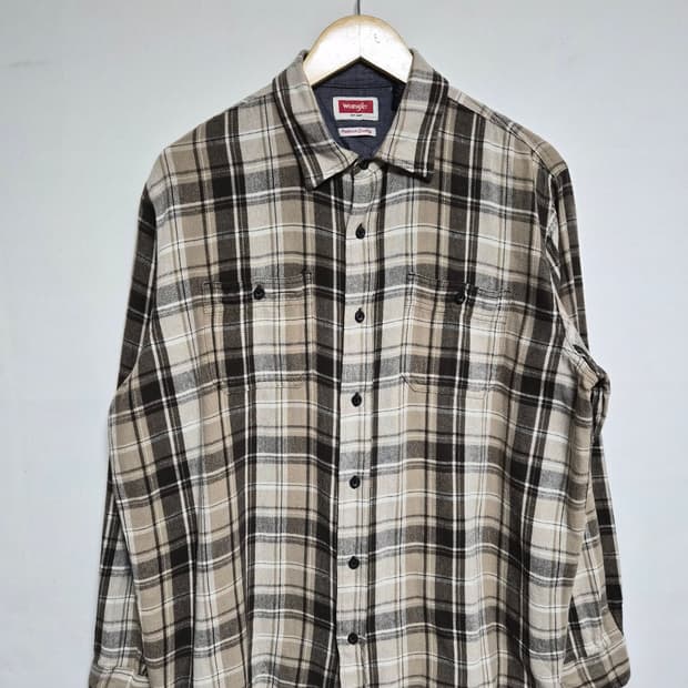 랭글러Wrangler 체크 셔츠 L사이즈 - S354