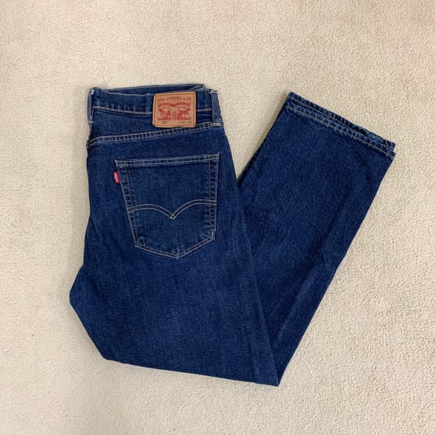 빈티지 리바이스 505 데님팬츠(36사이즈) 남자청바지 진청