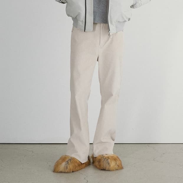 [새상품] 24FW 렉토 코튼 코듀로이 팬츠 라이트 세피아