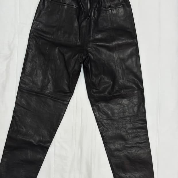 [46] 준지 레더 팬츠