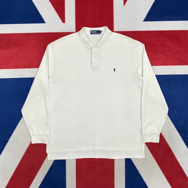 폴로 화이트 카라티 XL 