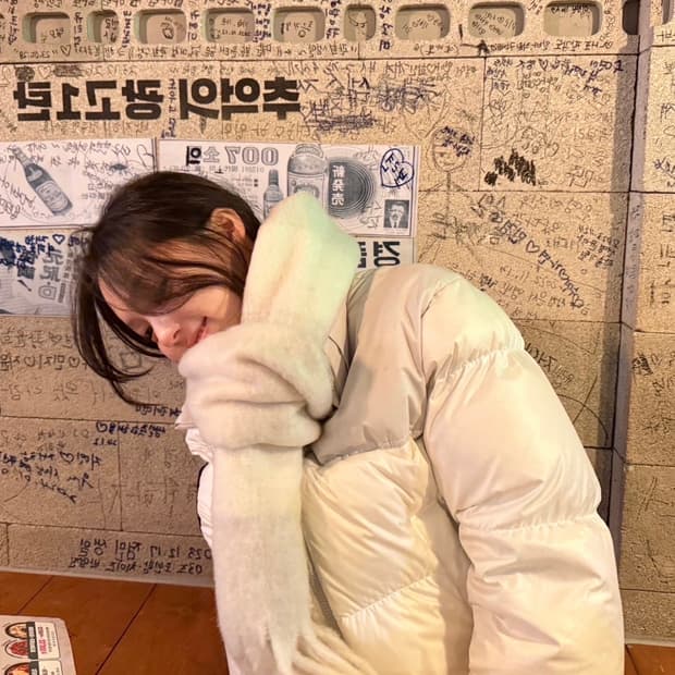 노스페이스 노벨티 눕시 RDS 화이트 패딩 (S)