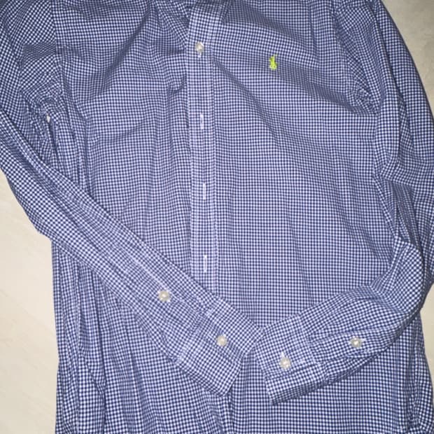 폴로 체크 셔츠