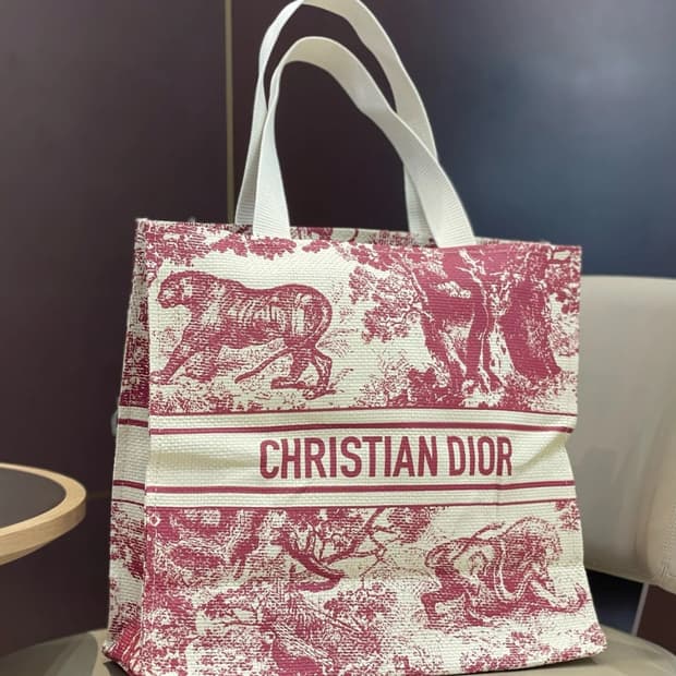 디올 리비에라 에코백