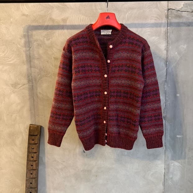 Waverley 스코티쉬 셔틀랜드울 가디건 66~77