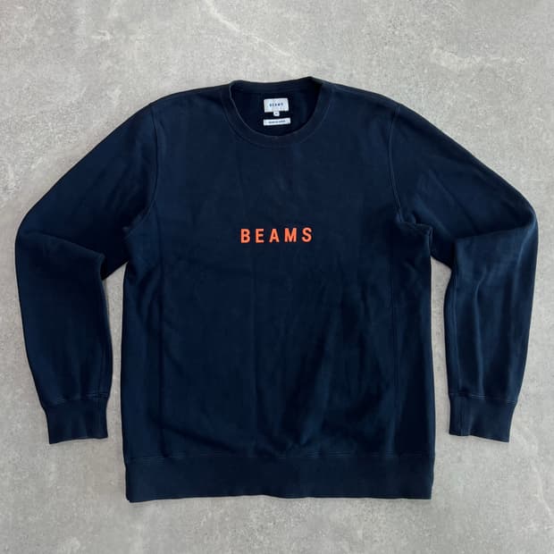 빔즈 beams 로고 스웻셔츠 맨투맨
