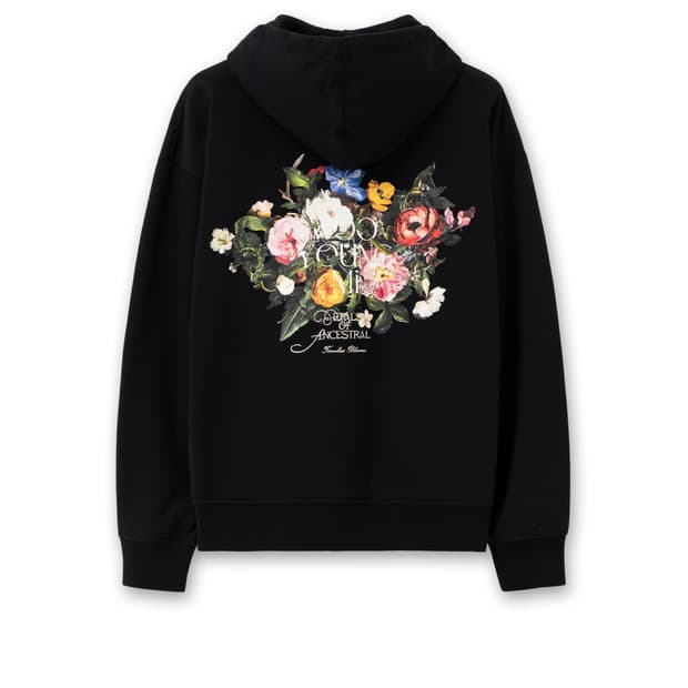 우영미 25fw 플라워 후드 블랙 48