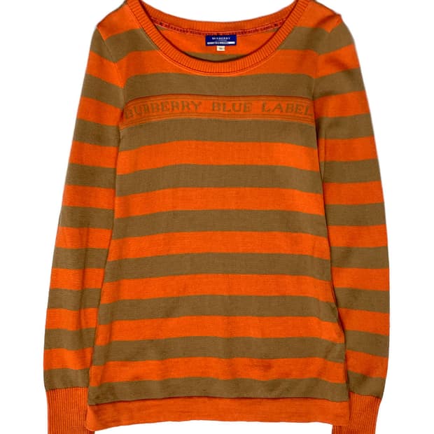 Burberry Bluelabel 배색 니트 
