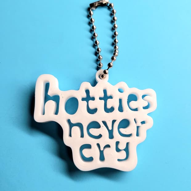 Never Cry 키링 키체인