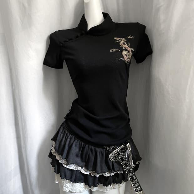 Ozzon ozzcroce dragon top
