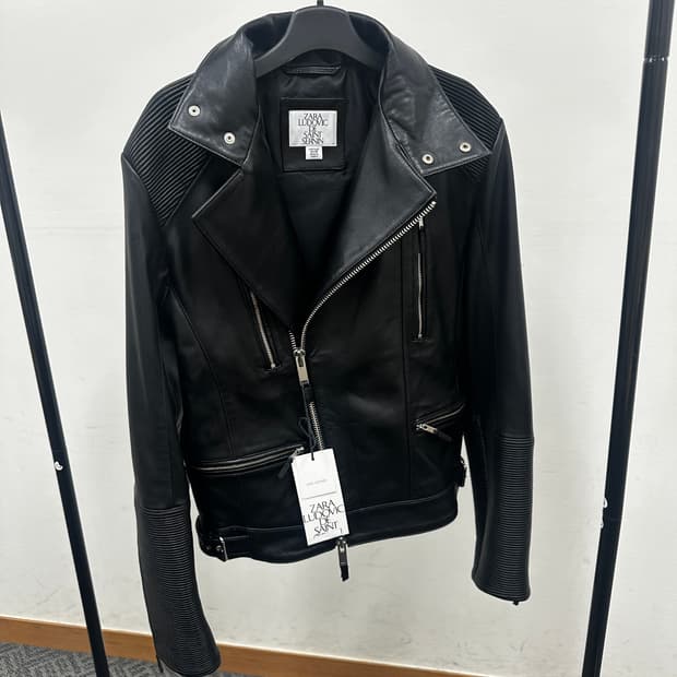 ludovic de saint sernin X zara 콜라보 레더자켓