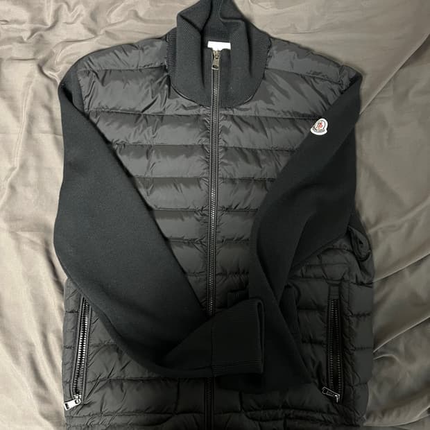 moncler knit zipup