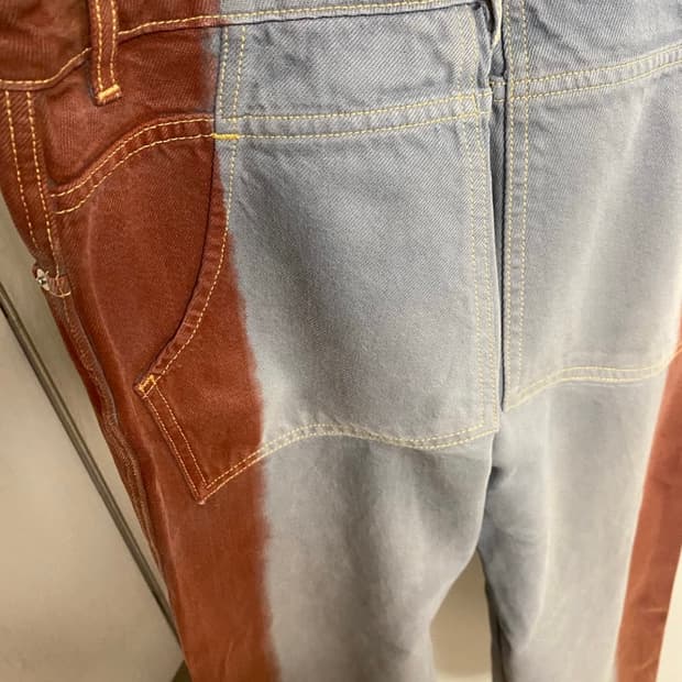 에크하우스 라타 Eckhaus latta wide jeans 34