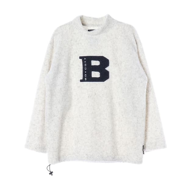 BOYCOTT 플리스 롱슬리브 L