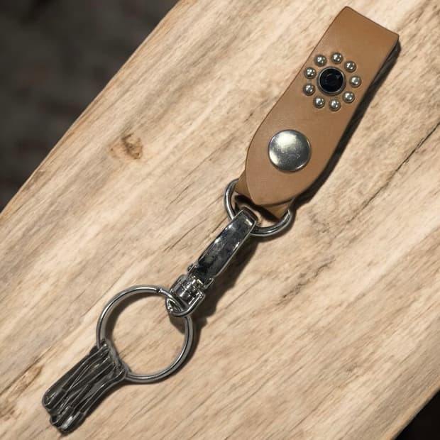 잼스톤 웨스턴 레더 키링